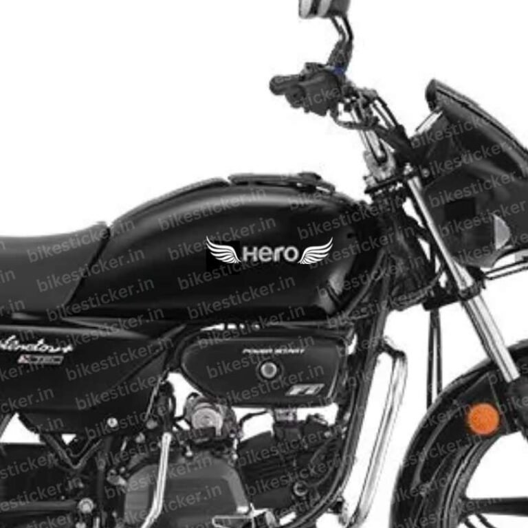 hero splendor bike sticker for tank, wing sticker