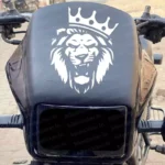 Lion king modified stiker - visor and tank Sticker Sutable for all bikes inc hero splendor