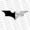 Batman sticker for bike.. batman hahaha sticker for bike and car