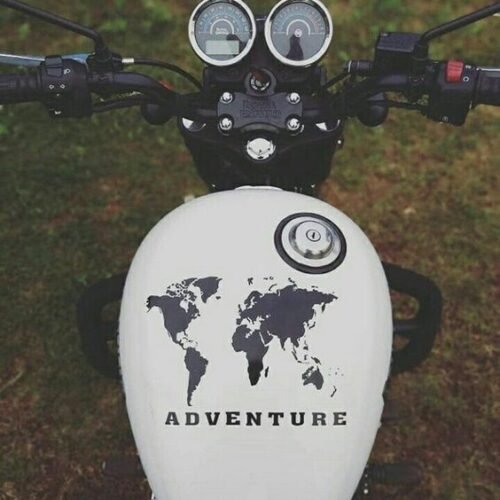 Royal Enfield Classic 350 & Bullet Tank Adventure Vinyl Sticker