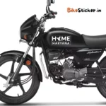 Home Haryana Map Name Sticker For Bike & Car