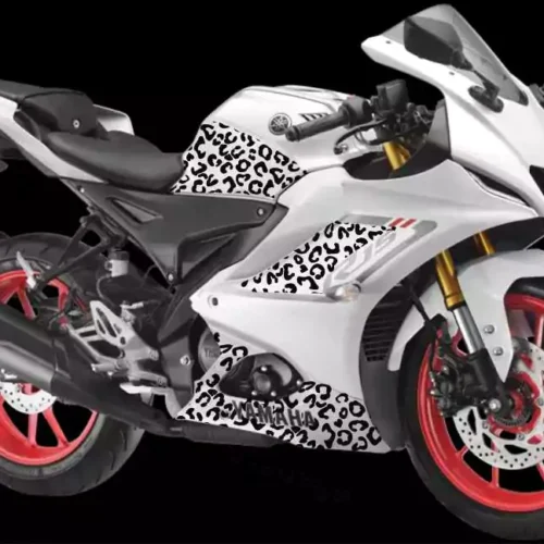 Universal Leopard Print Modified Stickers Kit For All Bikes | Pulsar NS200, Yamaha R15, MT-15, TVS Apache, RR 310, KTM RC 390 (4 Pcs A4 Sheets)